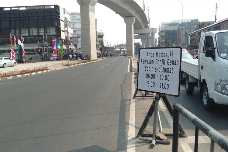 Catat, 7 Titik Simulasi Penutupan Akses Jalan Jakarta kawasan ganjil genap Fatmawati, Jakarta Selatan