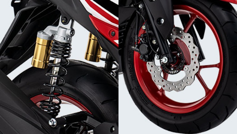 Perbedaan Yamaha Aerox 155 Standar, R, dan S spesifikasi dan harga yamaha aerox 155 r version