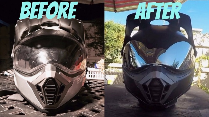 Cara Mengecat Helm Motor Mudah, di Rumah Saja Bisa! cara mengecat helm 003