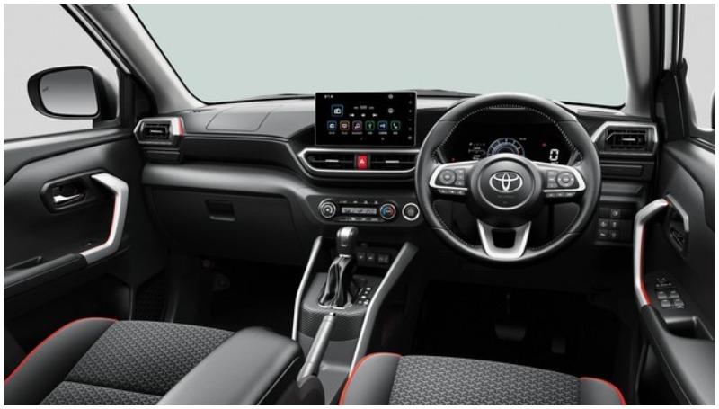 Spesifikasi Toyota Raize, SUV Mungil Adik Rush Interior Toyota Raize dengan desain menarik