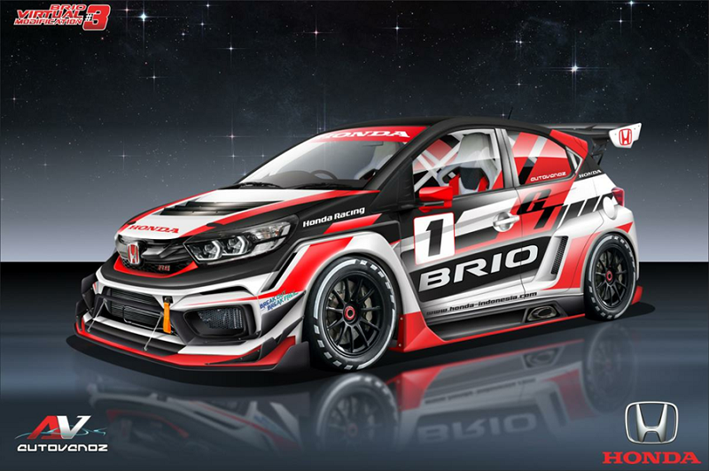 Ini Dia Para Pemenang Honda Brio Virtual Modification ke-3 Karya juara ke-2 Honda Brio Virtual Modification ke-3
