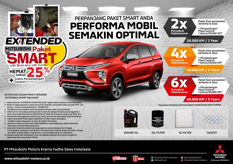 Mengenal Kelebihan Program Xpander Extended Smart Package Xpander extended smart package