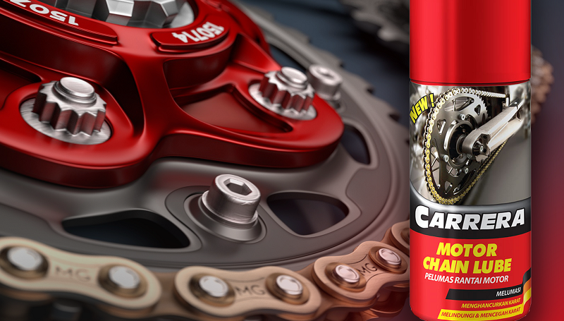 10 Rekomendasi Pelumas Rantai Motor Terbaik, Mau? Carerra motor chain lube