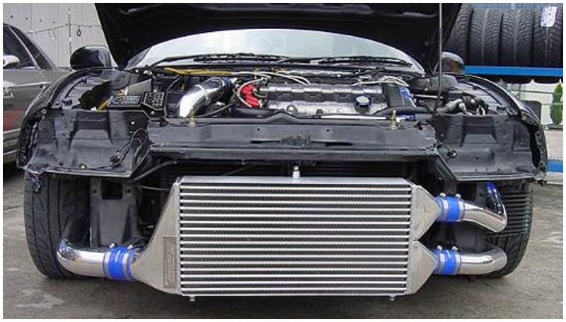 Begini Cara Kerja Mesin Diesel Turbo Intercooler Intercooler mesin mobil