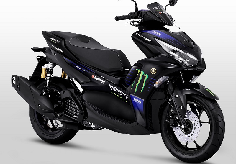 7 Perbedaan Yamaha Aerox Connected ABS dan Standar, Apa saja? yamaha aerox 155 connected motogp