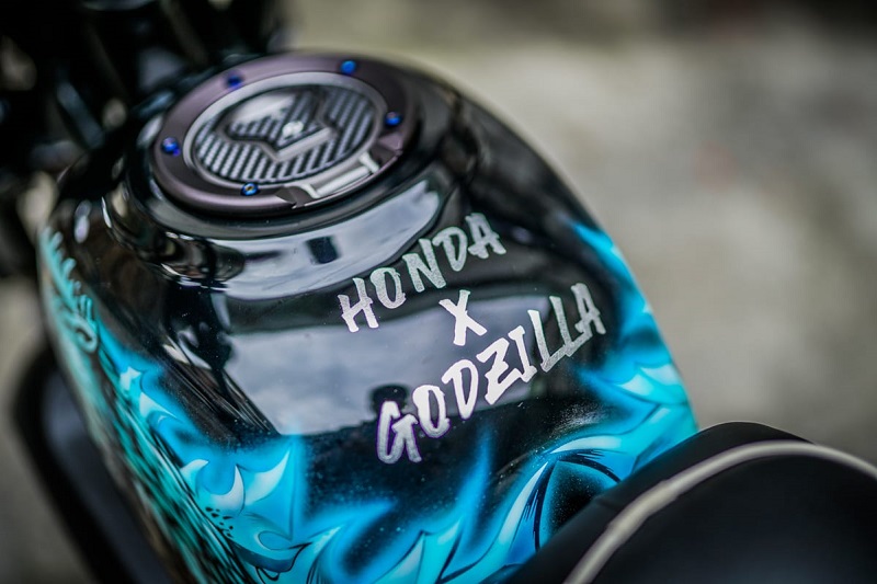 Honda Monkey X Godzilla, Ganteng Banget! honda monkey modifikasi