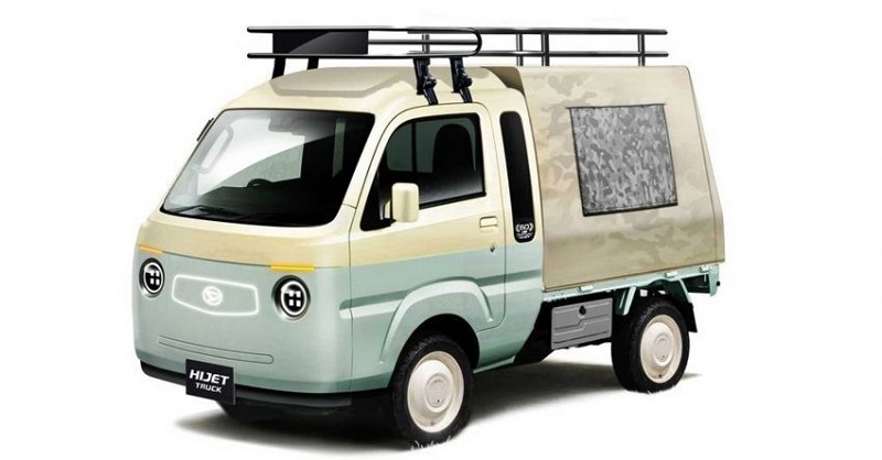 5 Produk Modifikasi Mobil Daihatsu di Tokyo Auto Salon 2021 Daihatsu Hijet versi Petualang