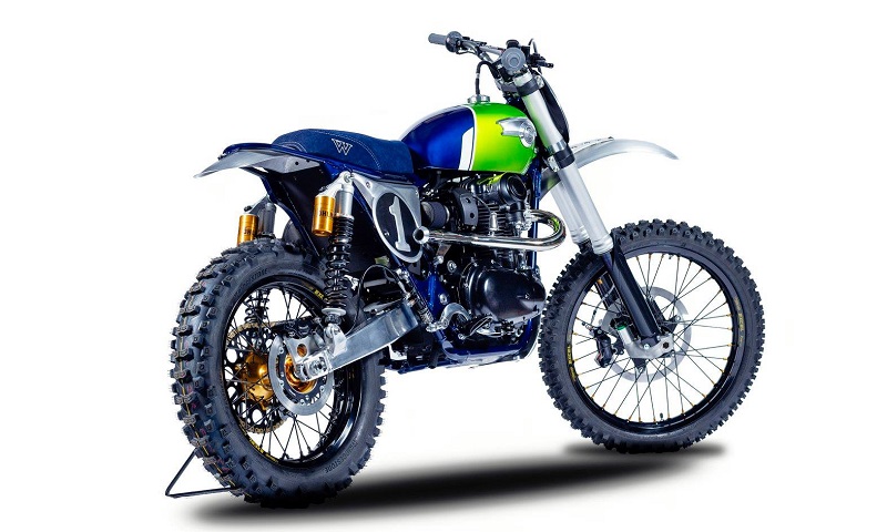 Modifikasi Kawasaki W800 Offroad, Garapan Prancis modifikasi kawasaki w800 offroad