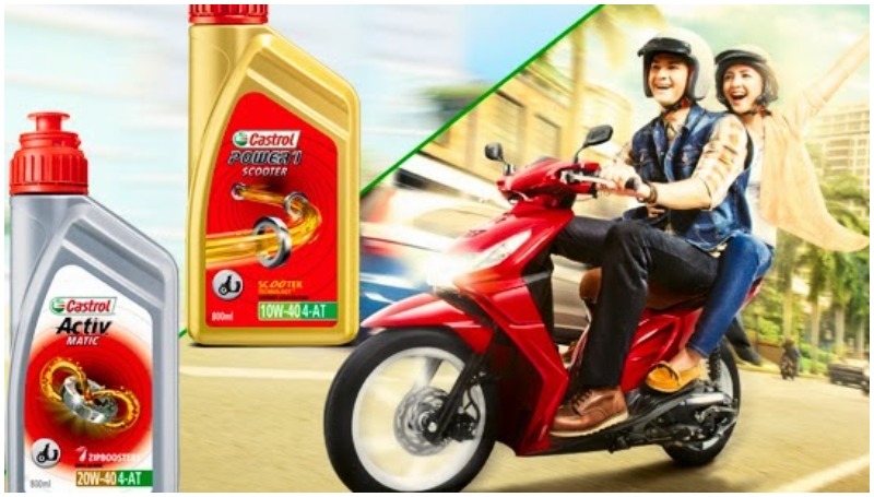 7 Rekomendasi Oli yang Bagus Untuk Motor Matic Castrol Activ Matic
