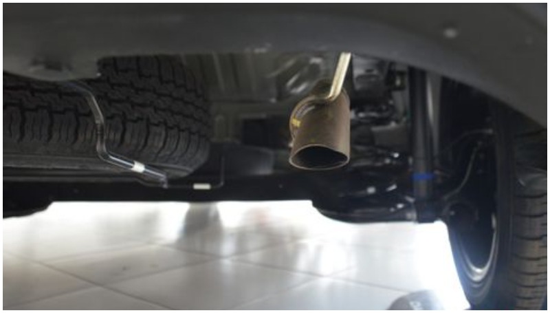 5 Perbedaan Datsun Go dan Datsun Go+, Jangan Salah Beli Muffler Datsun Go+ didesain tersembunyi