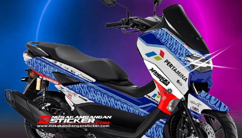 Tren Stiker Decal Livery Mandalika Racing Team di Motor Livery Pertamina Mandalika Racing Team