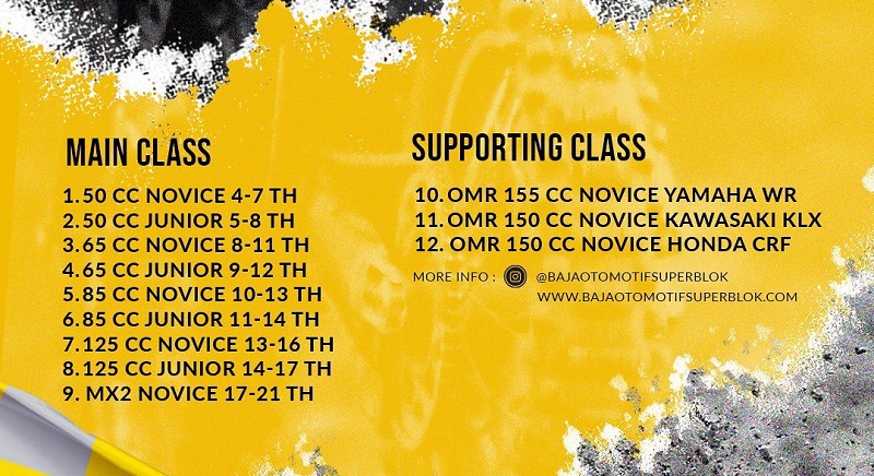 BOS Junior Motocross Championship x IIMS, Cari Bibit Pembalap boss junior motocross championship