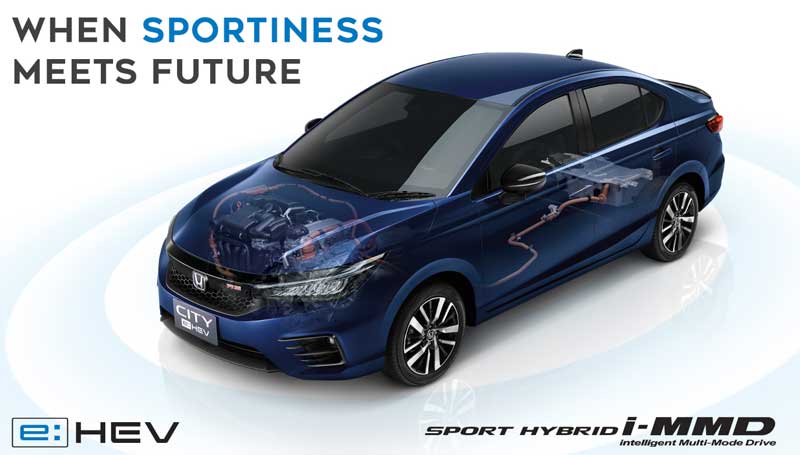 Bocoran Honda City Sedan Terbaru, Meluncur Hari Ini! Honda City sedan e-HEV