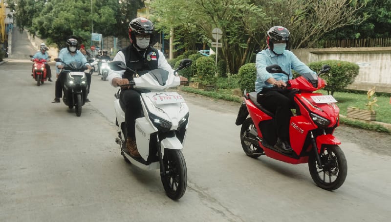 Motor Listrik GESITS Siap Jadi Kendaraan Dinas di Jawa Barat Sepeda Motor Listrik GESITS