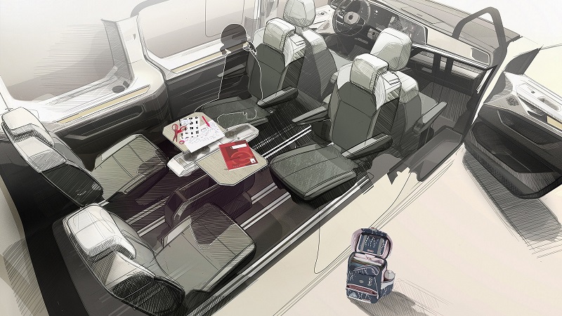 VW T7 Multivan Sebentar Lagi Meluncur, Pas Buat Keluarga vw t7 multivan - interior