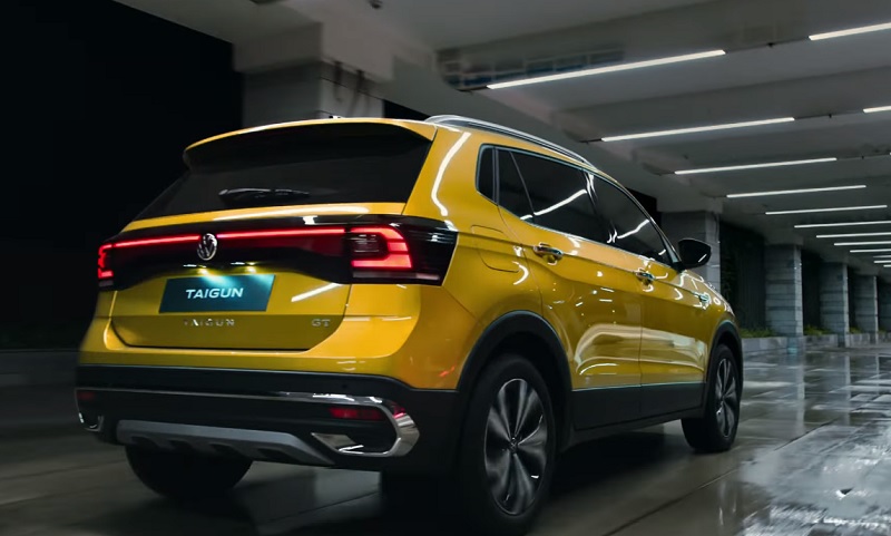 Kenal VW Taigun, SUV Calon Rival Raize Hingga HR-V! vw taigun - tampak belakang
