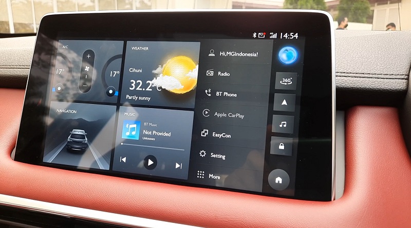 Kenal Teknologi i-Smart di MG HS Terbaru i-smart di mg hs terbaru - head unit