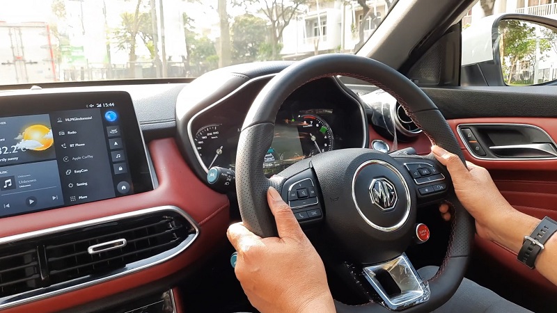 Mencoba SUV MG HS i-Smart, Sepintar Apa? test drive mg hs i-smart 002
