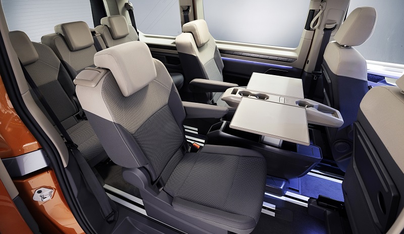 Spesifikasi VW Multivan T7, Mobil Keluarga Modern interior vw multivan t7