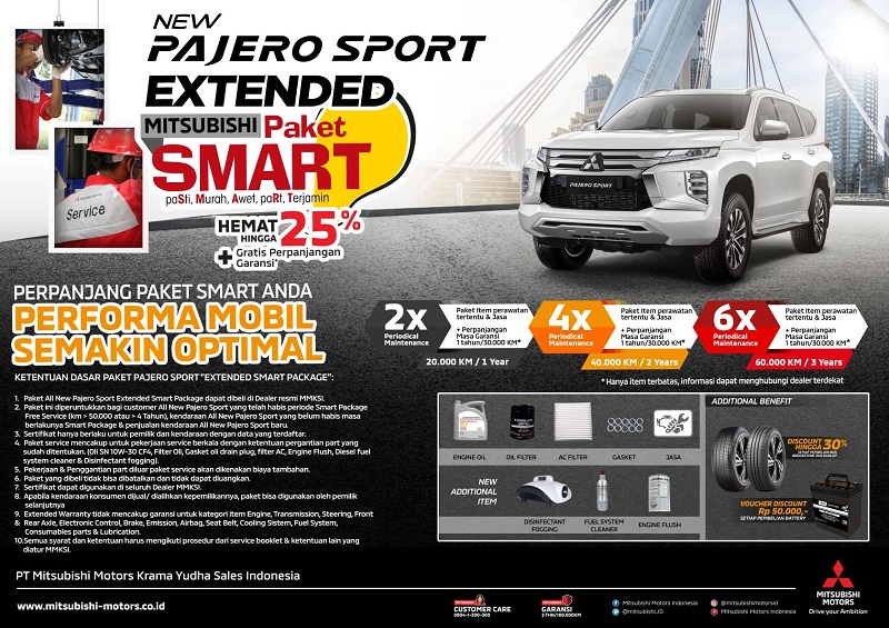 Mitsubishi Perpanjang Paket Smart Pajero Sport Paket Smart pajero sport