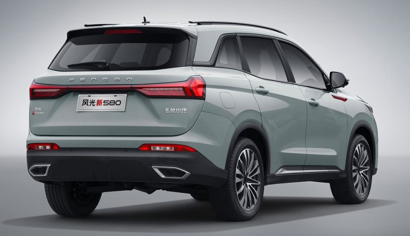 DFSK Siapkan Glory 580 Terbaru, Wuling Almaz Lewat! dfsk glory 580 terbaru - tampak belakang