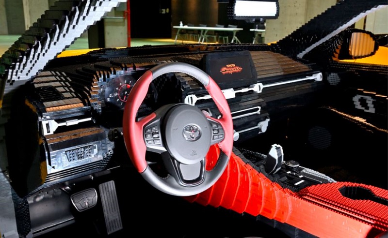 Replika Toyota GR Supra dari 470 Ribu Lego Muncul di Jepang replika toyota gr supra