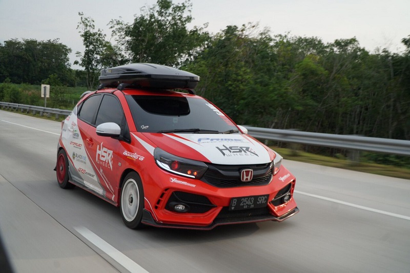 Jelajah Sumatera, Pelek HSR Uji Kekuatan di Honda Brio dan BR-V pelek HSR