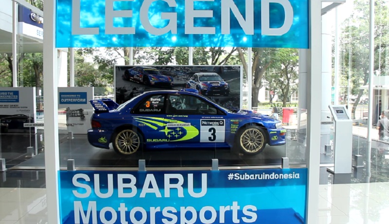 Subaru Historical Gallery di Tangerang, Ada Mobil Legendaris subaru historical gallery - impreza wrc