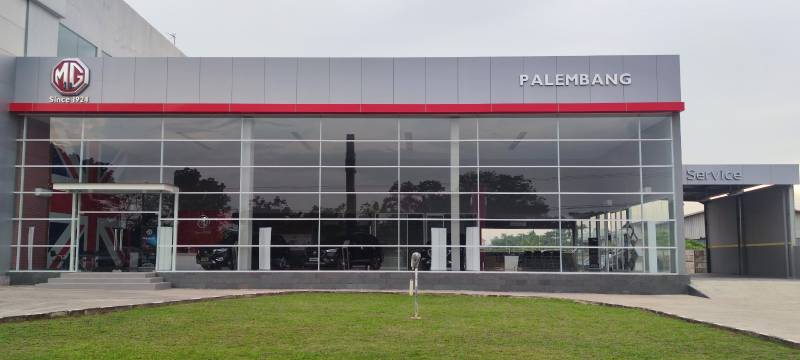 Bengkel MG Palembang Resmi Dibuka, Terbesar! Bengkel MG Palembang