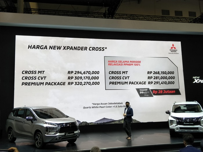 Harga Mitsubishi New Xpander 2021, Ada Diskon! harga mitsubishi new xpander dan xpander cross