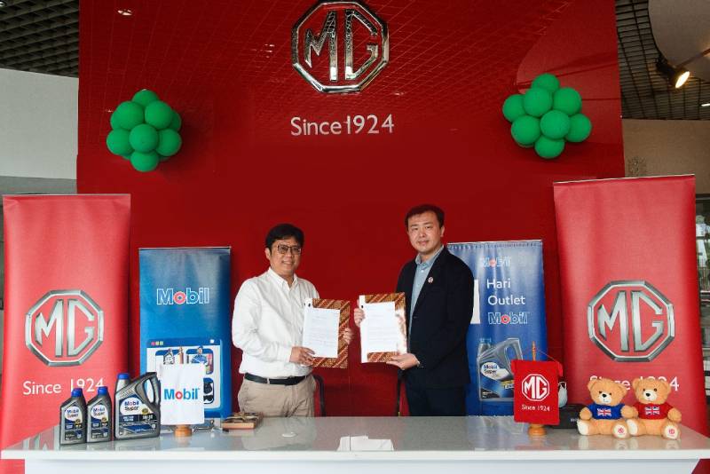 ExxonMobil Jadi Oli Resmi Mobil MG oli resmi mobil mg