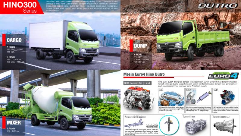 Spesifikasi Hino Dutro Euro4 Terbaru, Lebih Bertenaga! Spesifikasi Hino Dutro Euro4 Terbaru