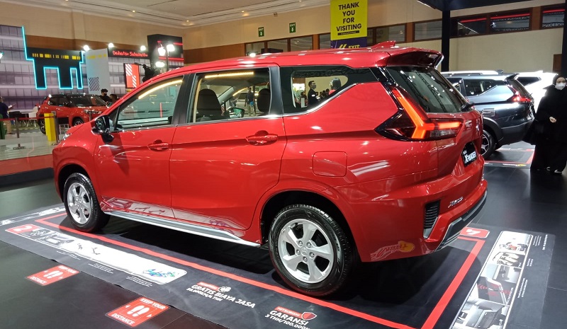 Promo Mitsubishi di JAW 2022, Cashback Xpander dan Pajero promo mitsubishi di jaw 2022 - xpander tampak belakang