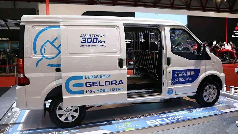 Mobil Cina, DFSK Gelora E di KTT G20 untuk Shuttle! DFSK Gelora E di KTT G20