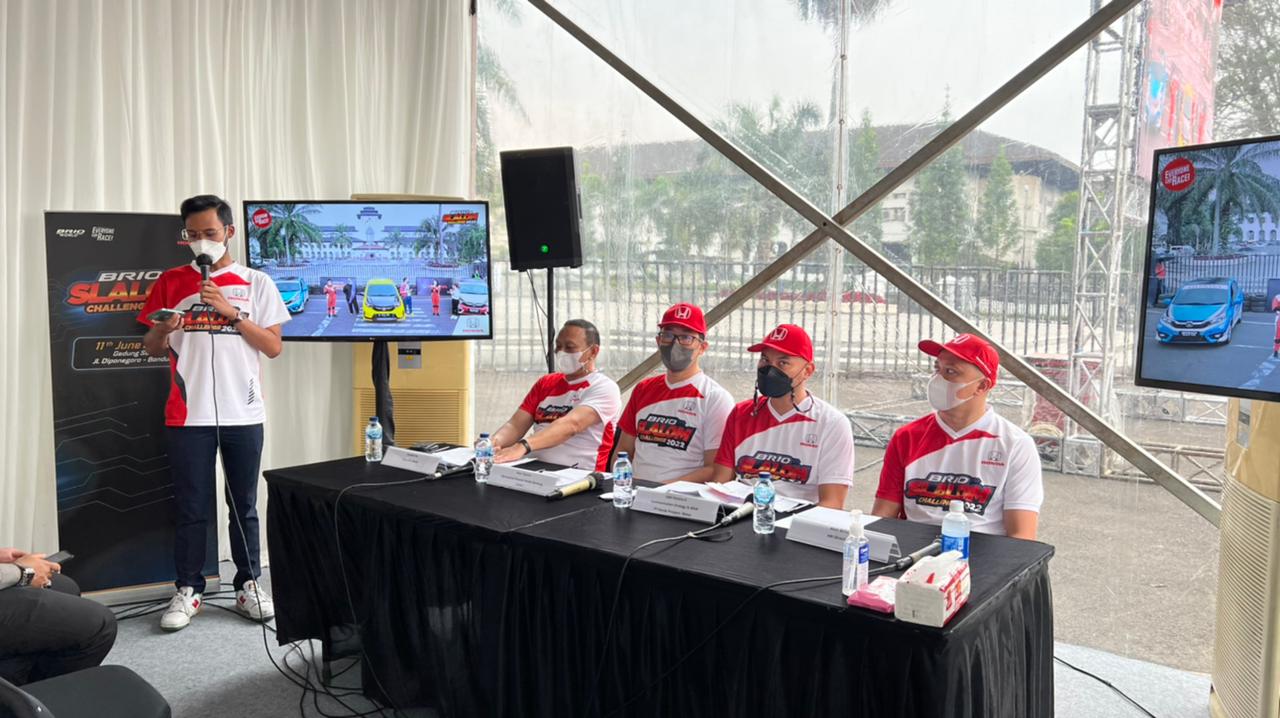 Honda Brio Slalom Challenge 2022, Goyang Bandung Brio Slalom Challenge