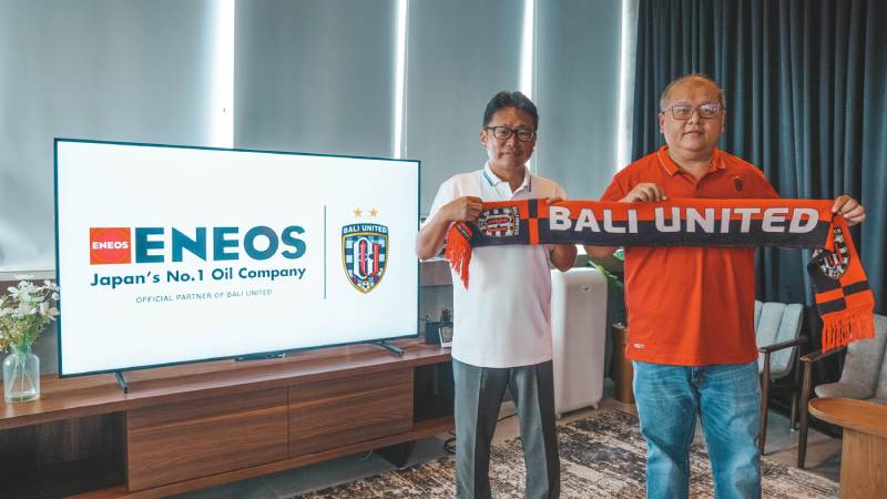 Setelah AC Milan, Kini Pelumas Eneos Jadi Sponsor Bali United Pelumas Eneos jadi sponsor bali united