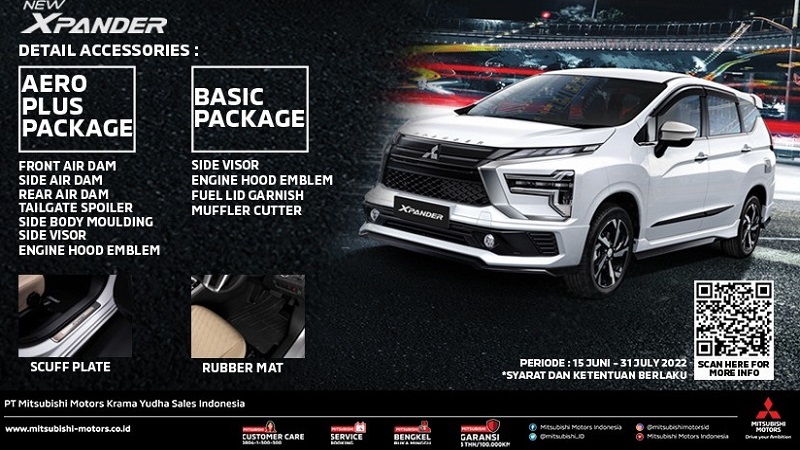 Promo Diskon Aksesoris Xpander dan Xpander Cross Juni-Juli 2022 Diskon aksesoris Xpander