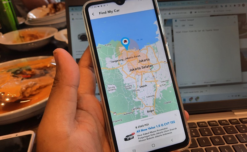 Coba Fitur Find My Car di Toyota Veloz Find My Car Toyota Veloz