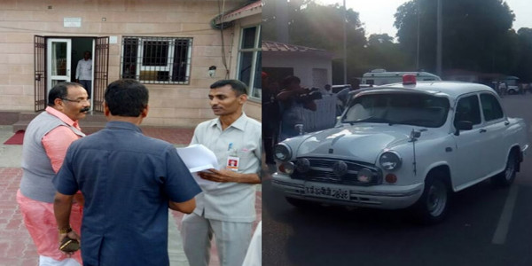 रामनाथ कोविंद से मिलने लालबत्ती से पहुंचा ये MLA, बोला- इसलिए किया ऐसा