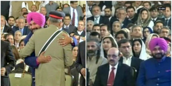 इमरान का शपथ लेकिन विवादों में सिद्धू, POK के राष्ट्रपति संग बैठने पर उठे सवाल