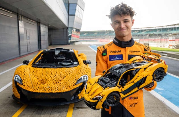 Editors%2 Fimages%2 F1726631874823 Lando Norris Drives Lifesize Mc Laren P1 4 630x412