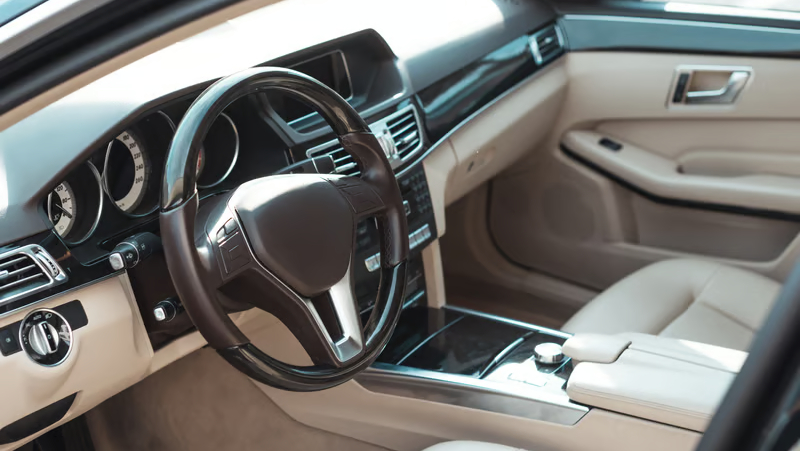 Sun Damage 5 car interior