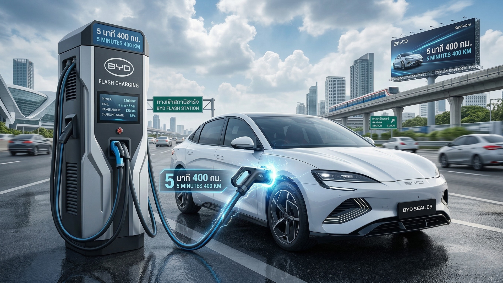 Blade Battery 2.0 และระบบ Megawatt Flash Charging