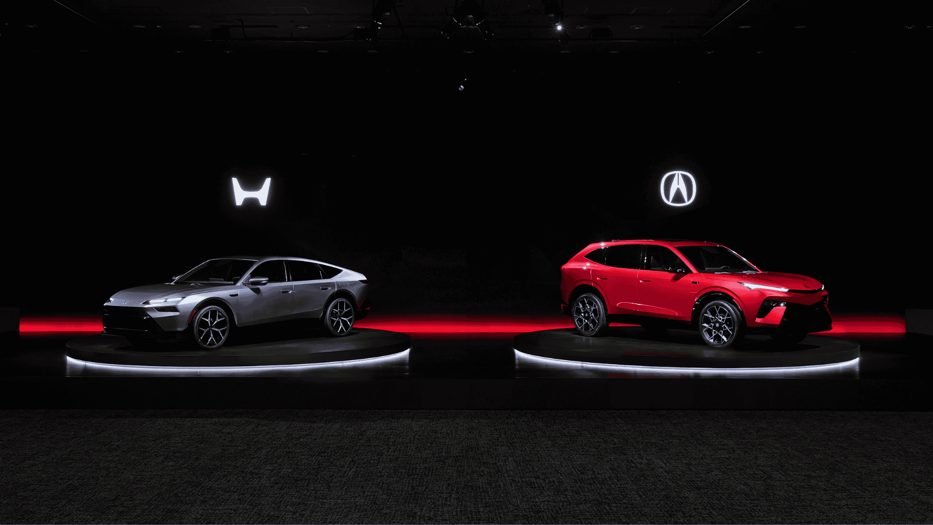 The Honda Hybrid Sedan Prototype and Acura Hybrid SUV Prototype