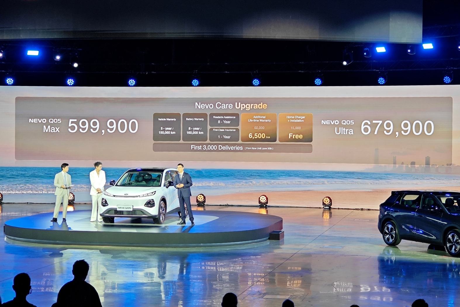 The introductory price for the first 3,000 order of NEVO Q05