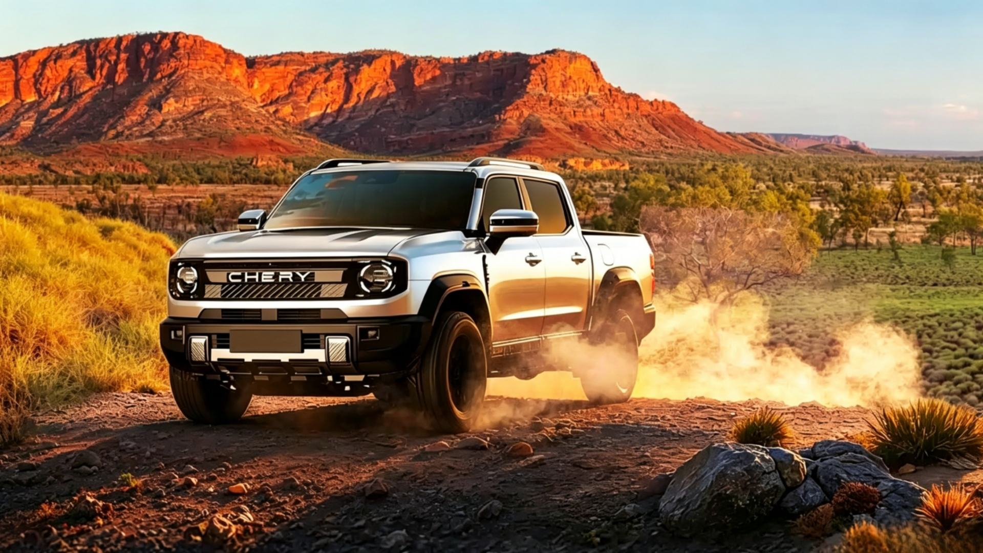 Chery Stockman performing off-road