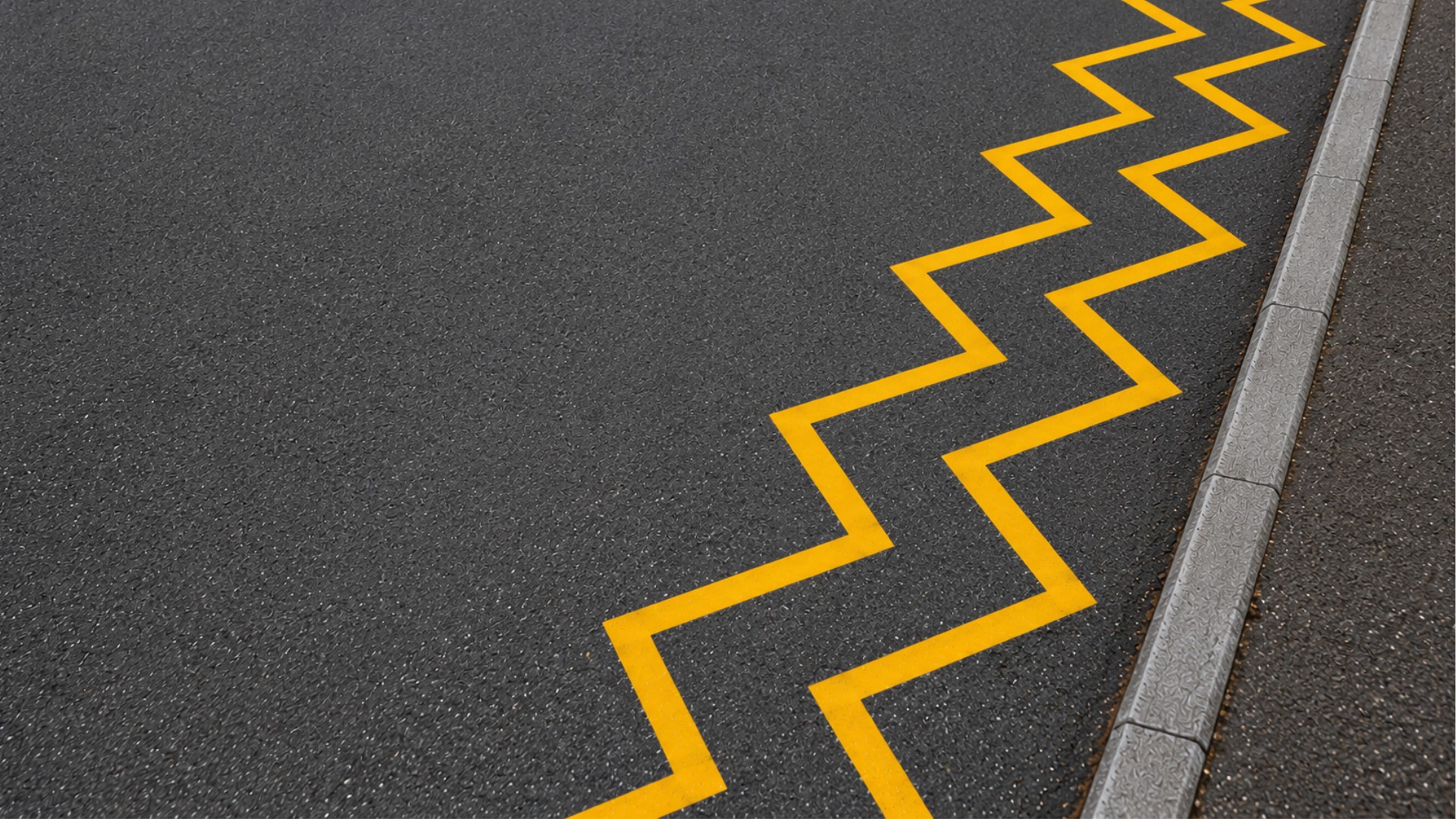 Double Yellow Zig Zag
