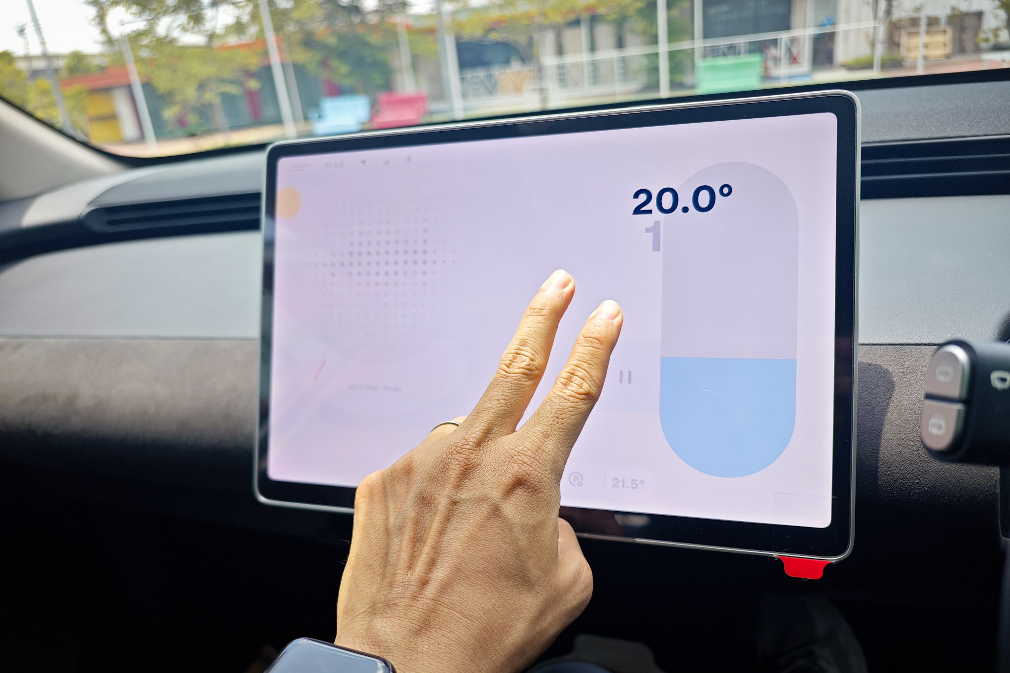 Gesture control is available and useful in Firefly