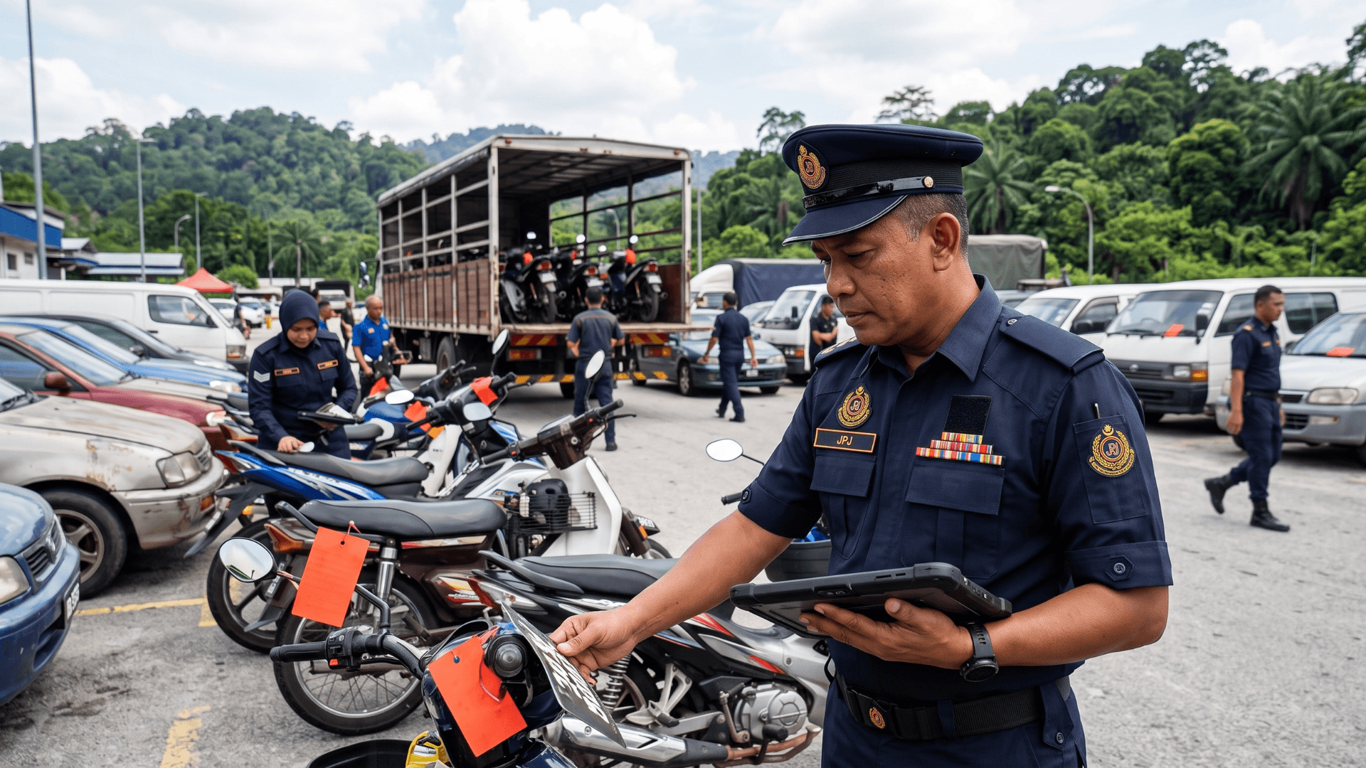 Editors%2 Fimages%2 F1785392899490 Jpj+Selangor+Seizes+34+Vehicles+In+Selayang+%281%29