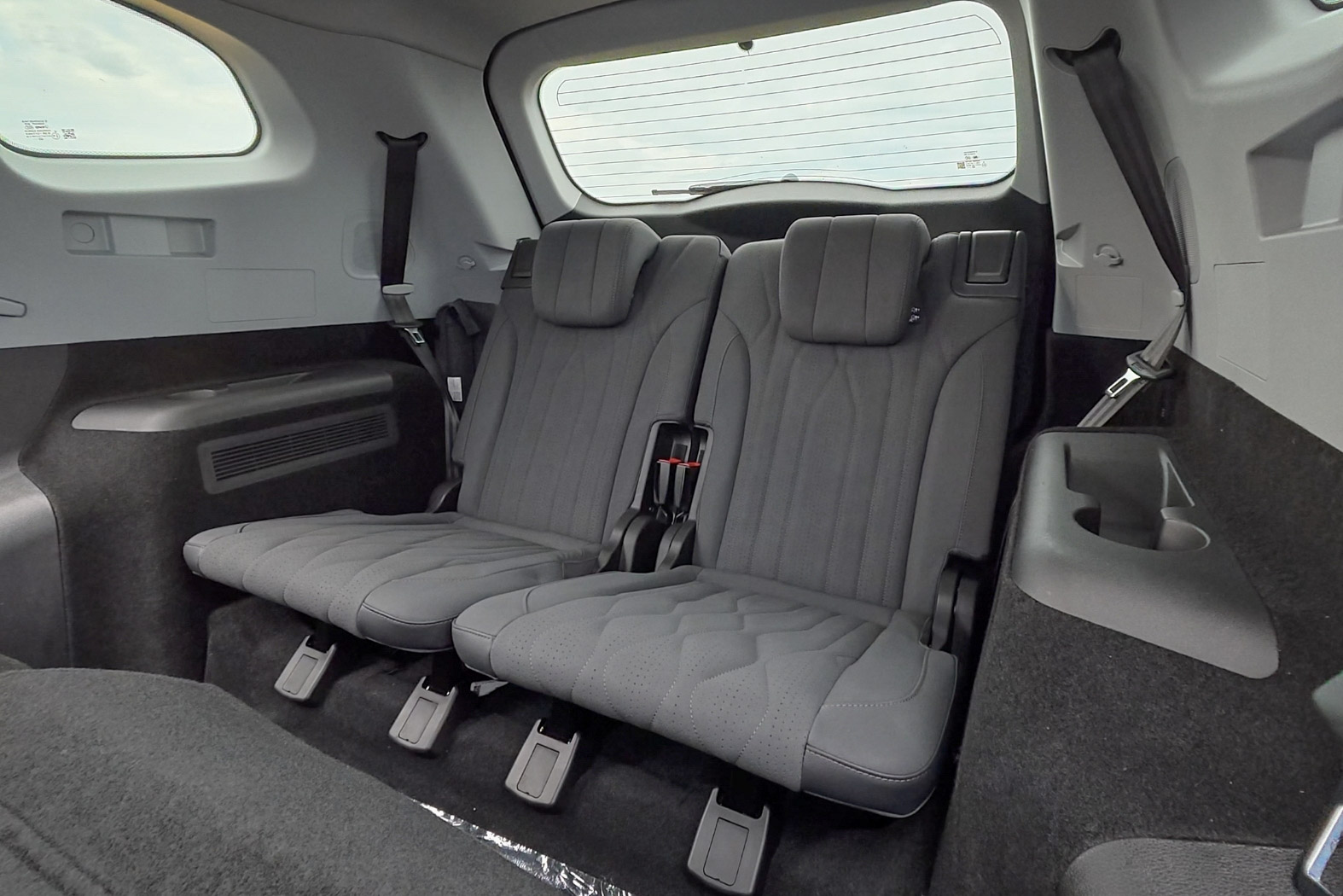 The third row seats of Tiggo 8